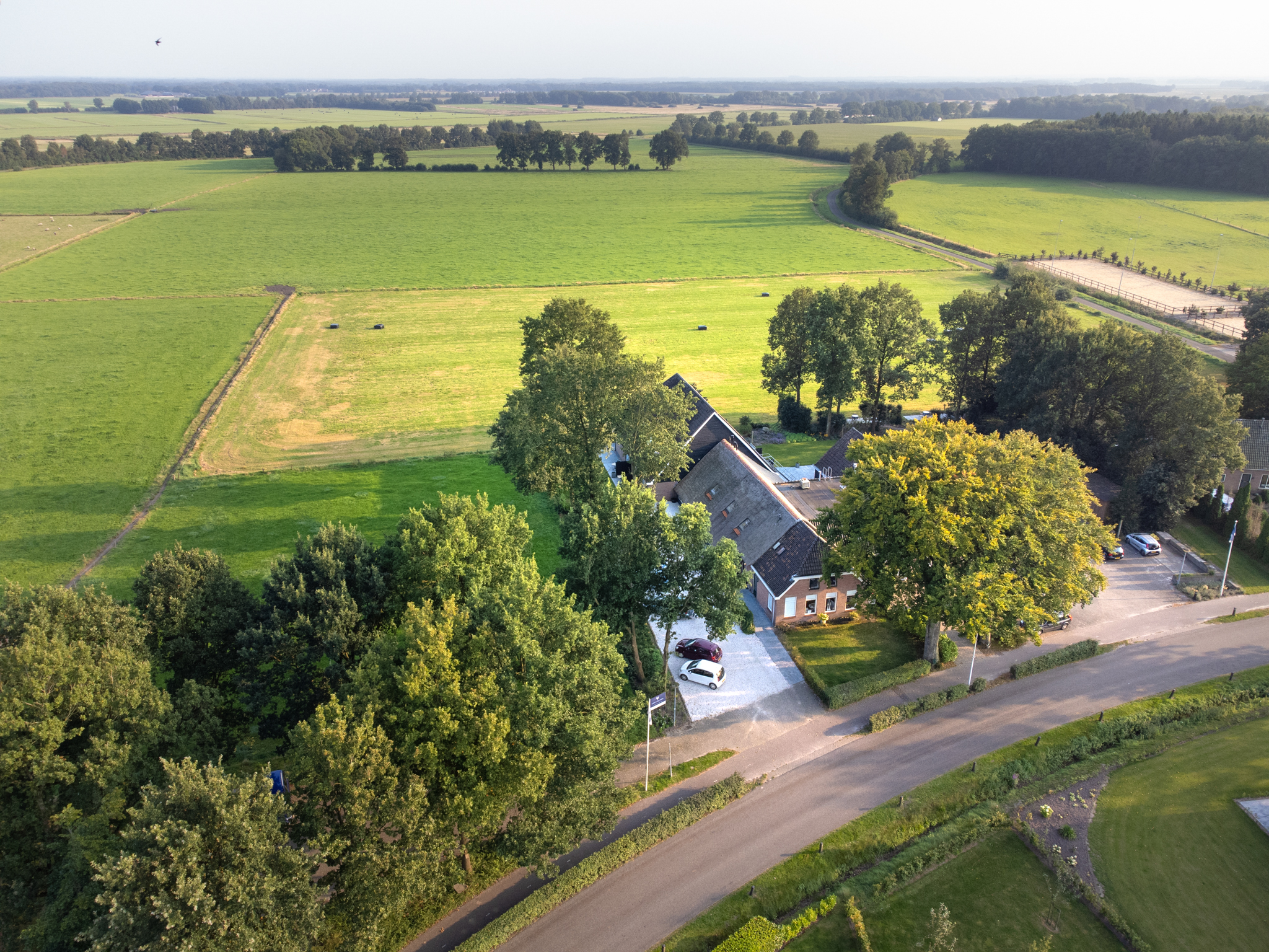 Ruimte om de slaap boerderij met landkamers